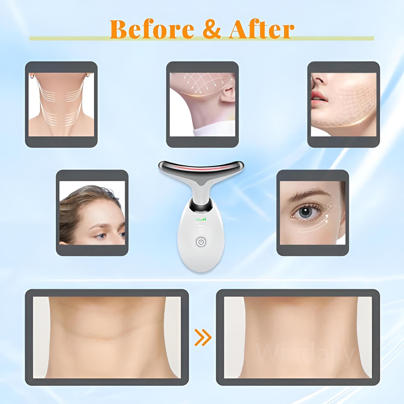 V-Line LED Face & Neck Massager
