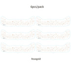 6Pcs Fake Freckle Stickers for Women Waterproof Golden Silver Glitter Temporary Tattoos for Face Makeup Holiday Music Party