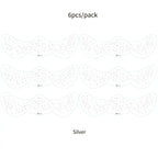 6Pcs Fake Freckle Stickers for Women Waterproof Golden Silver Glitter Temporary Tattoos for Face Makeup Holiday Music Party