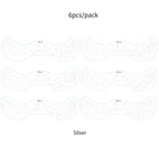 6Pcs Fake Freckle Stickers for Women Waterproof Golden Silver Glitter Temporary Tattoos for Face Makeup Holiday Music Party